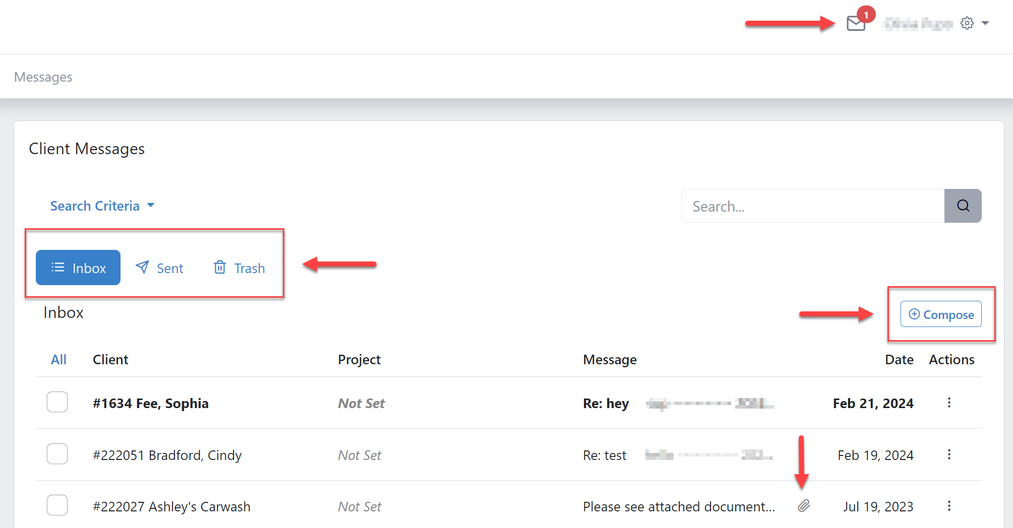 Messaging Firm Message Dashboard Firm360