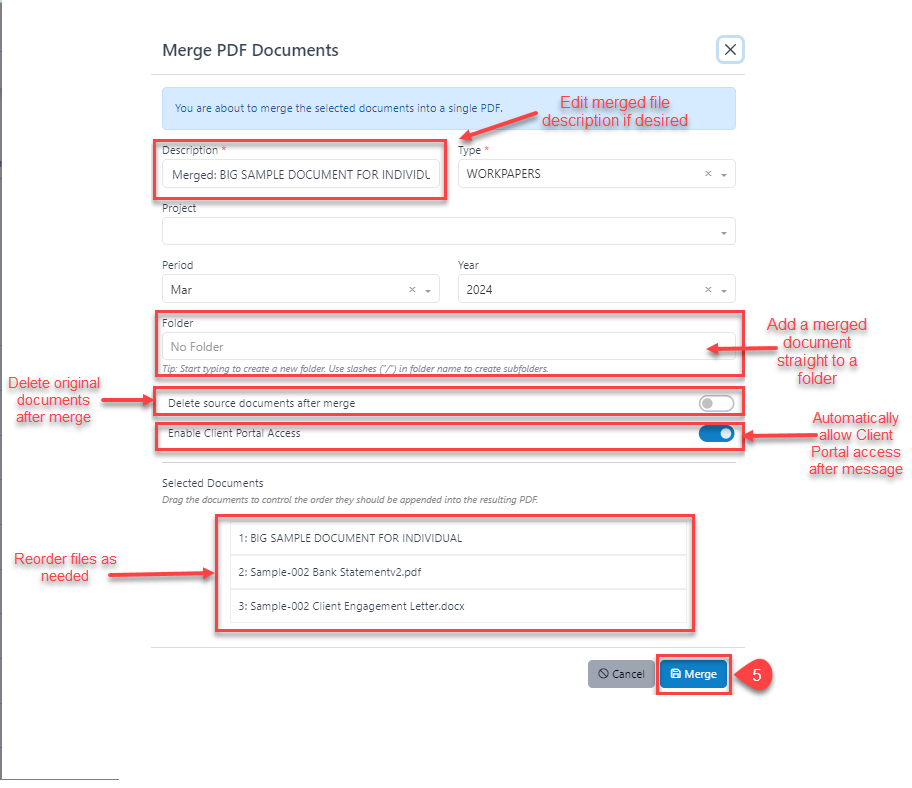 Documents- Convert and Merge Files to a Single PDF Document – Firm360