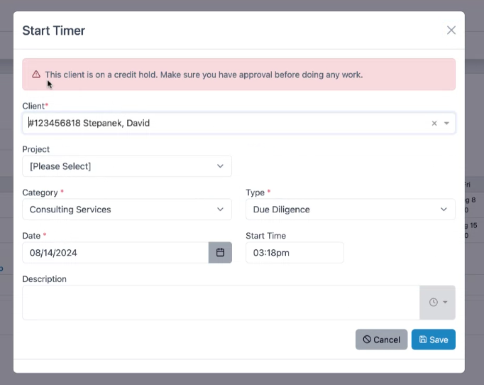 How to use the timer feature – Firm360