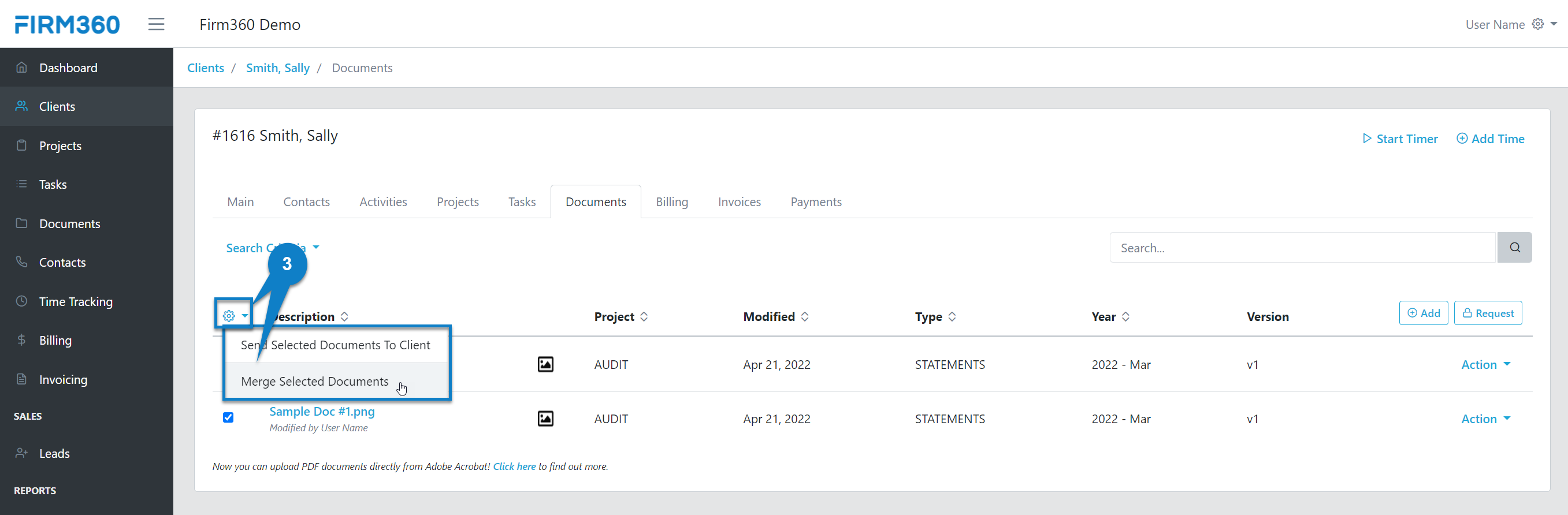 Convert and Merge .doc/ .jpeg / .jpg / .png files to .pdf Firm360